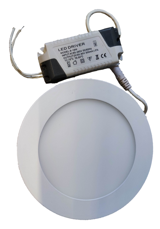 OES 9W LED downlight slim daylight 6500K 220V with integrated LED driver for bright lighting