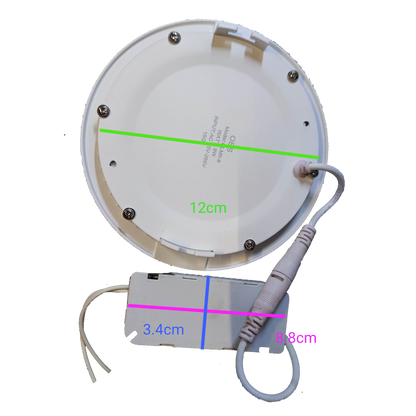 OES 9W LED downlight slim daylight 6500K 220V with compact design and easy wiring for modern spaces