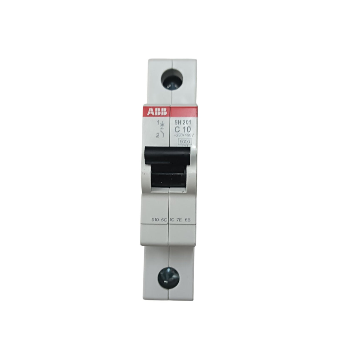 ABB 10A 1 Pole Miniature Circuit Breaker MCB 6KAIC 220V SH201-C10