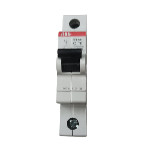 ABB 16A 1 Pole Miniature Circuit Breaker MCB 6KAIC 220V SH201-C16