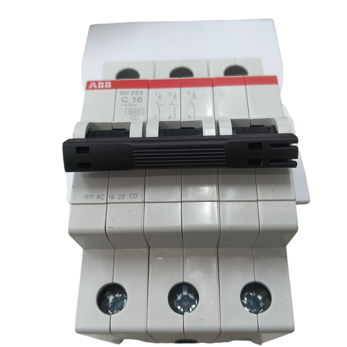 ABB 16A 3 Pole Miniature Circuit Breaker MCB 6KAIC 220V SH203-C16
