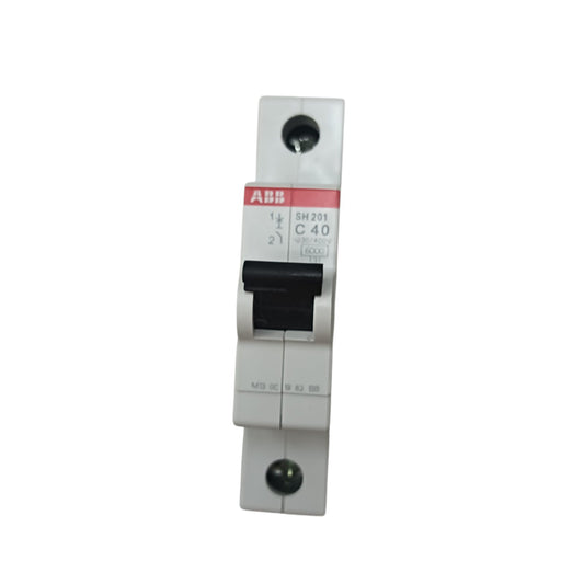 ABB 40A 1 Pole Miniature Circuit Breaker MCB 6KAIC 220V SH201-C40