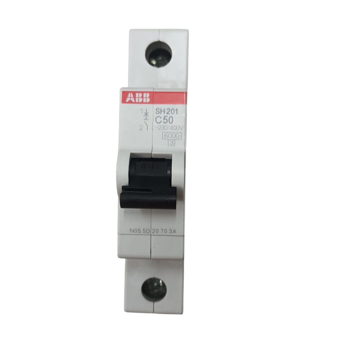 ABB 50A 1 Pole Miniature Circuit Breaker MCB 6KAIC 220V SH201-C50