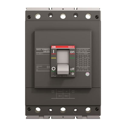 An industrial electrical circuit breaker from the brand ABB, specifically the SACE Formula RIN 63 model, shown against a plain white background.