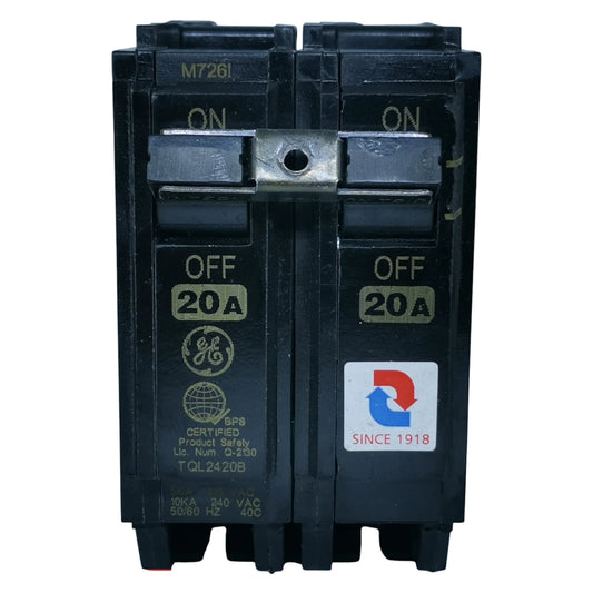 ABB 20A 2P Plug in 20A 2P Circuit Breakers designed for high durability with safety certification