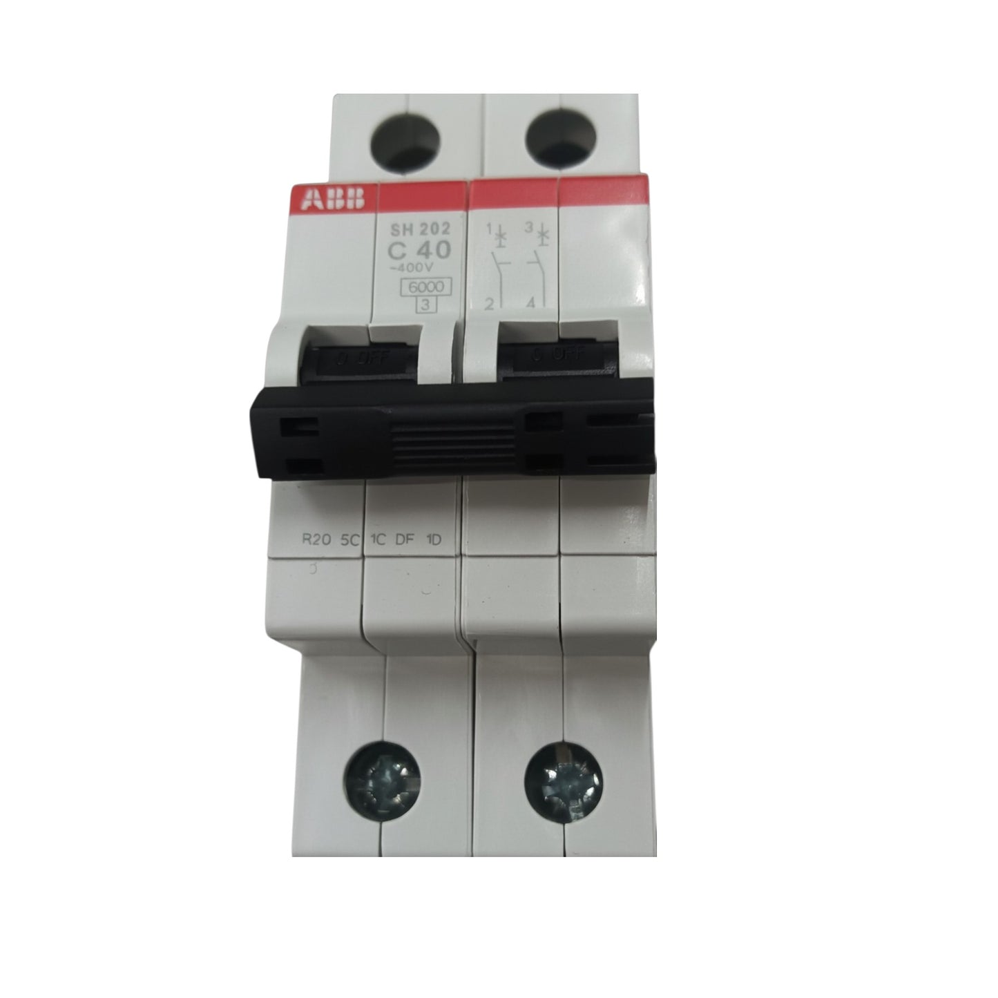 ABB MCB Miniature Circuit Breaker  40A 2  Pole 6 Kaic 220v SH202-C40