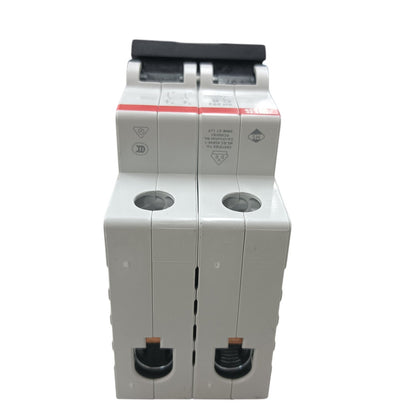 ABB MCB Miniature Circuit Breaker  50A 2  Pole 6 Kaic 220v SH202-C50