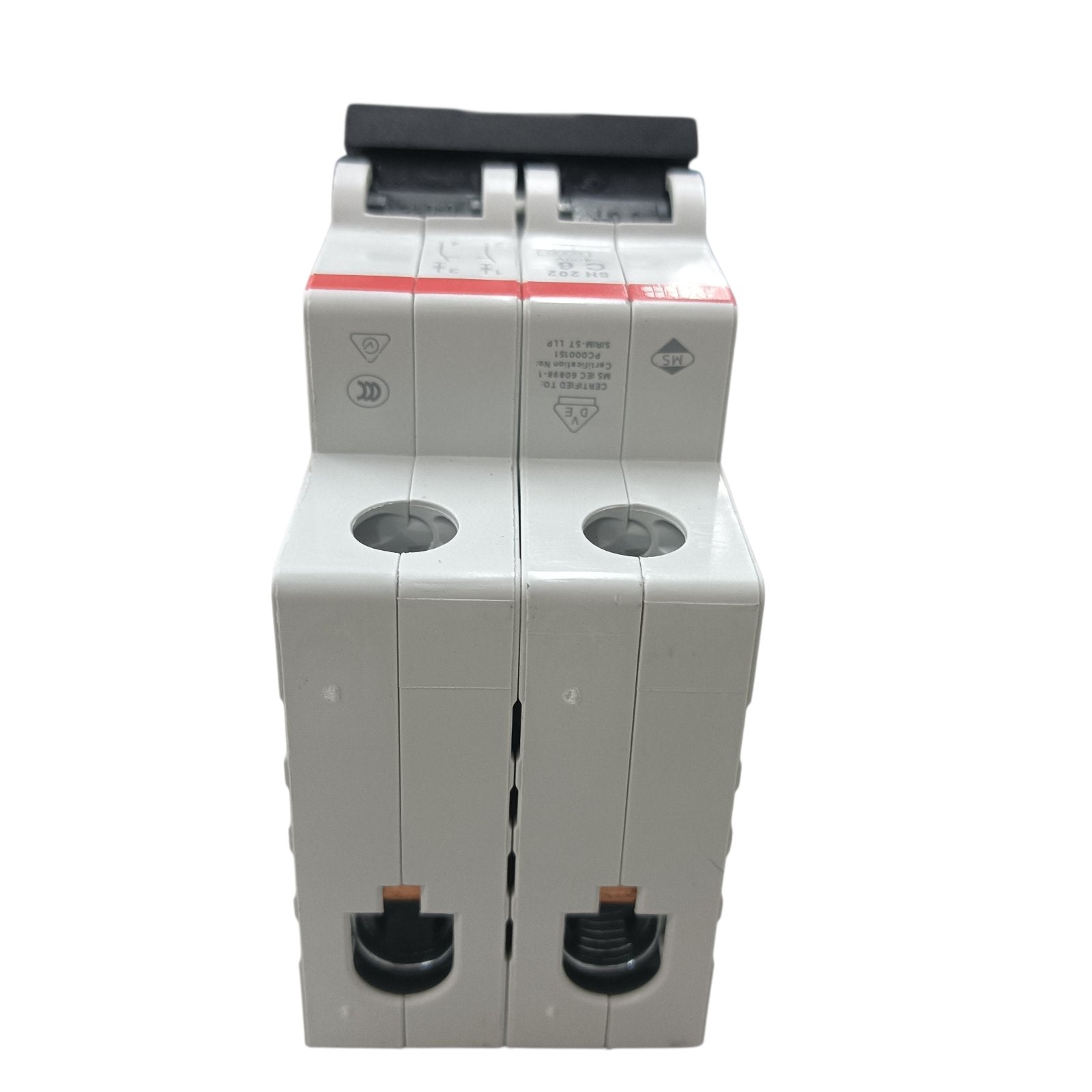 ABB MCB Miniature Circuit Breaker  6A 2  Pole 6 Kaic 220v SH202-C6