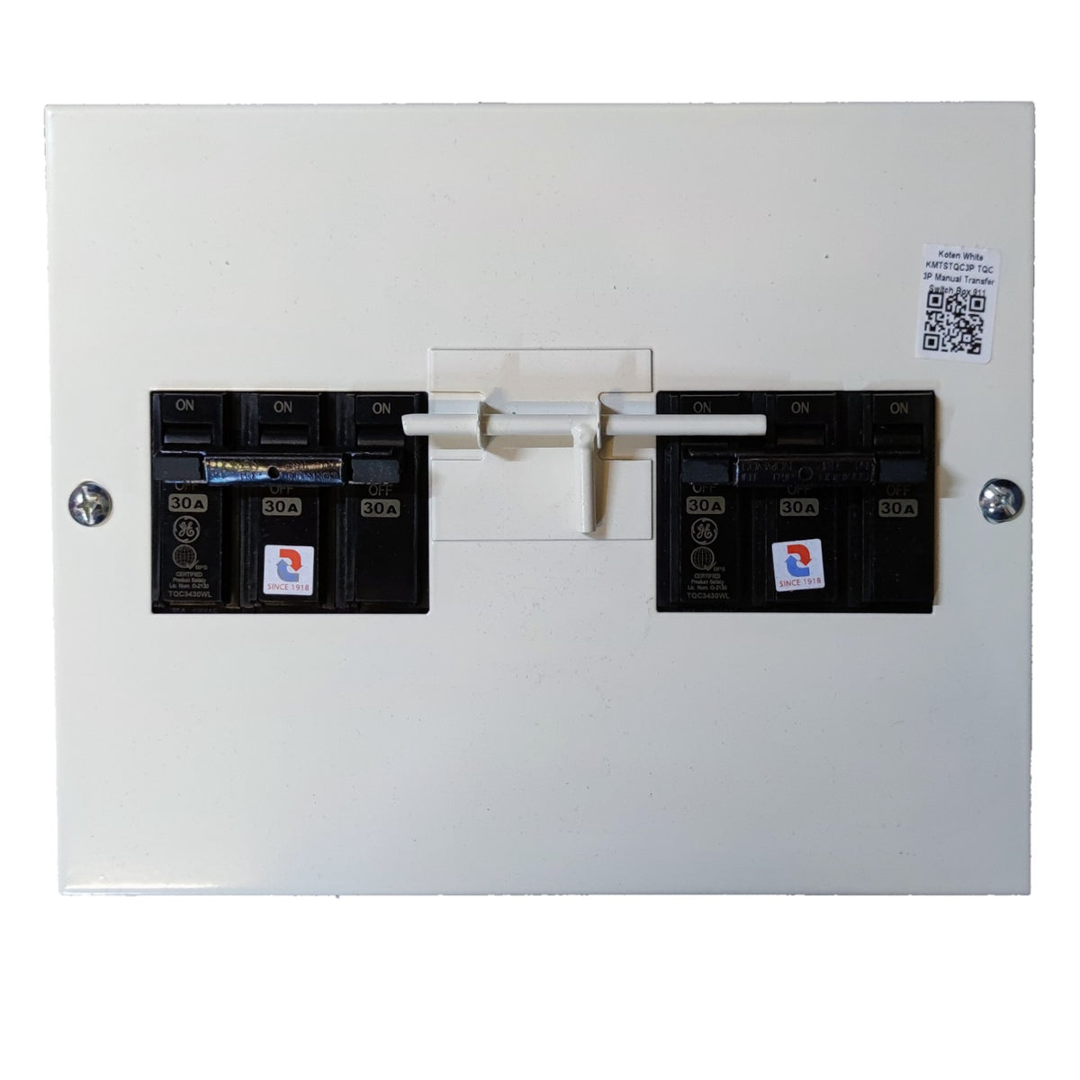 ABB MTS 30A 3 Pole Single Phase Manual Transfer Switch with KOTEN Housing
