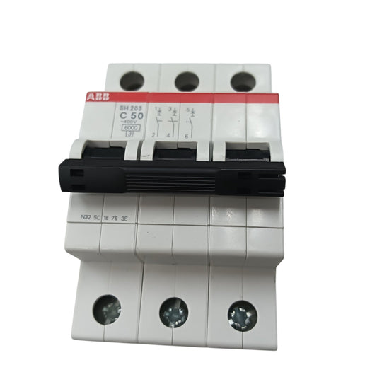 ABB Miniature Circuit Breaker 50A 3 Pole  MCB 10 Kaic 220V SH203-C50