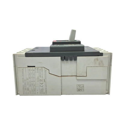 A Siemens modular electrical contact module, model 6DD1620, featuring a white plastic housing with printed technical specifications and a dark gray top cover with a switch handle, shown against a plain white background.
