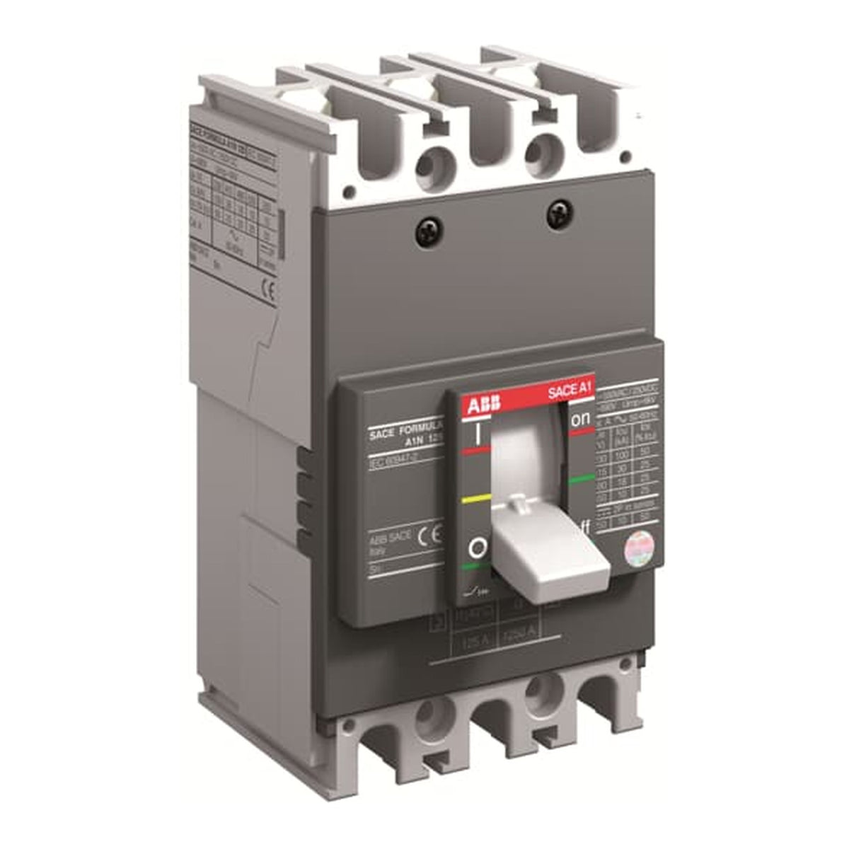 ABB SACE Formula A1 125AF 3 Pole MCCB