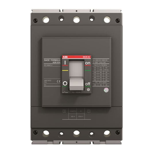 An industrial electrical circuit breaker from the brand ABB, specifically the SACE Formula RIN 63 model, shown against a plain white background.