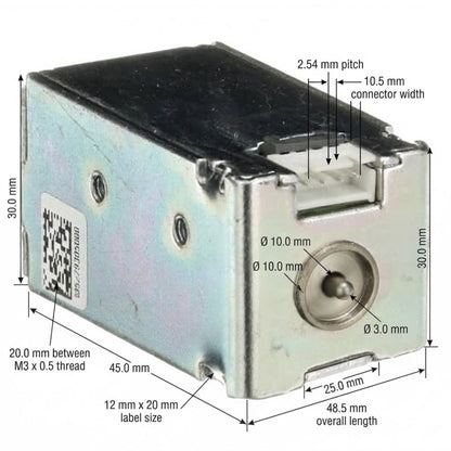 A galvanized metal 3/4 inch sleeve coupler with two threaded bolted connections, shown on a plain white background.