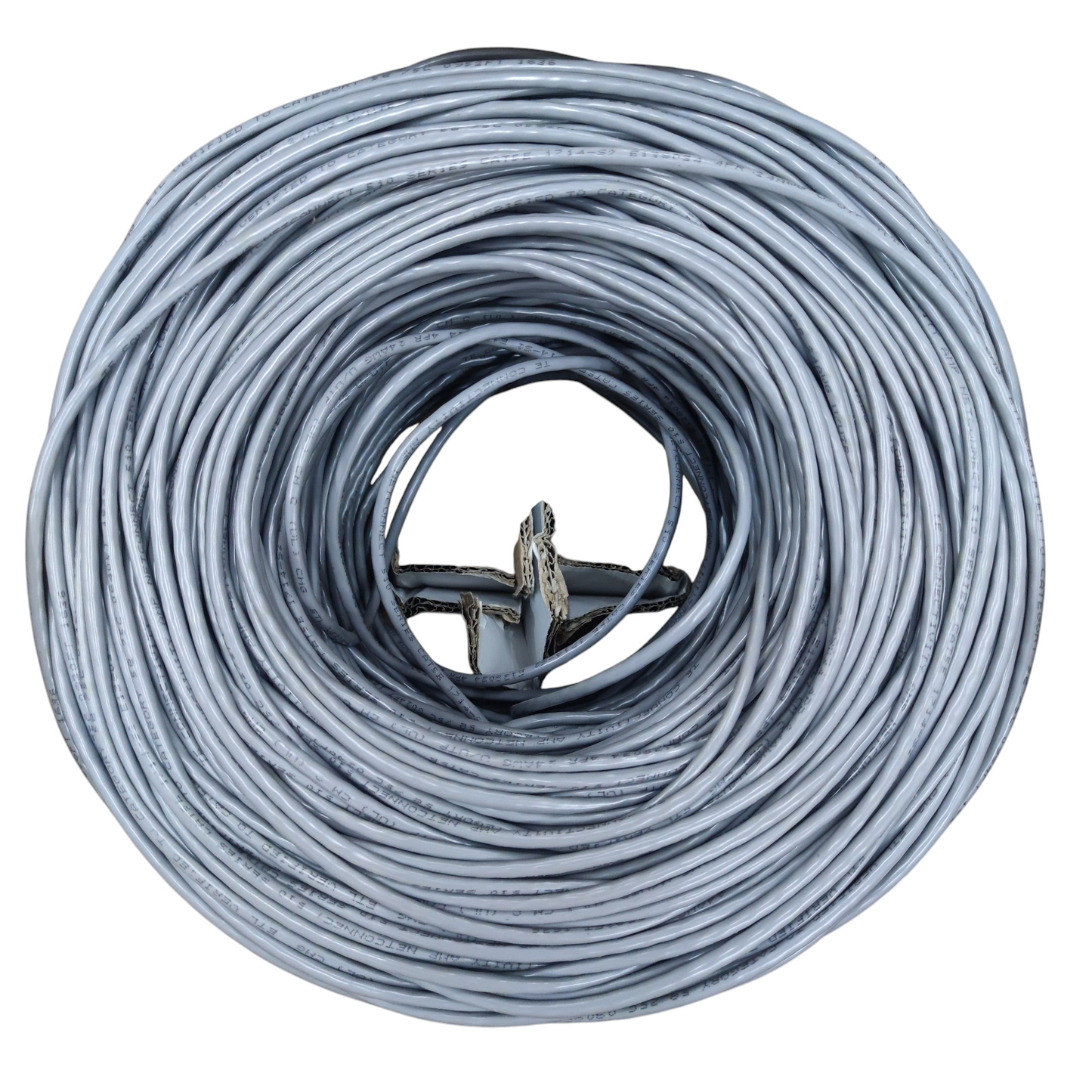 AMP CAT5e UTP LAN Cable 300 Meters, CAT5, Internet Cable, Data Cable, Ethernet Cable 1 Roll 300 meters per roll 8 solid wire 24AWG 4 Pairs Gray