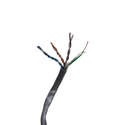 AMP CAT5e UTP LAN Cable 300 Meters, CAT5, Internet Cable, Data Cable, Ethernet Cable 1 Roll 300 meters per roll 8 solid wire 24AWG 4 Pairs Gray