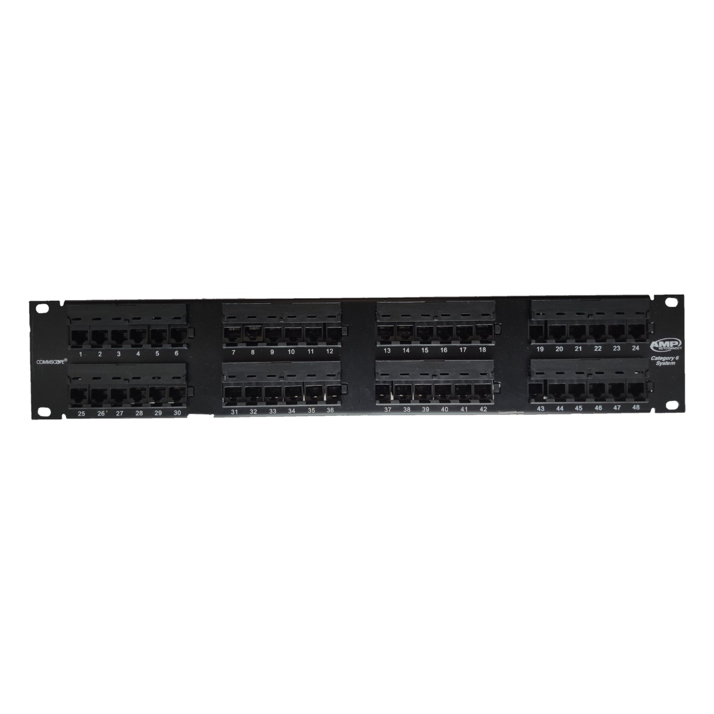 AMP CAT 6 Patch Panel 48 Port Network Access Point