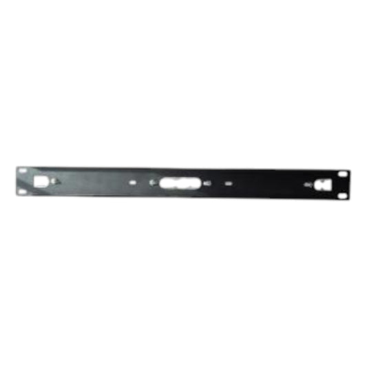 Black metal bracket on a white background AMP 50 Pairs Terminal Block for Telecom 110 Style IDC Electx Electrical Supply