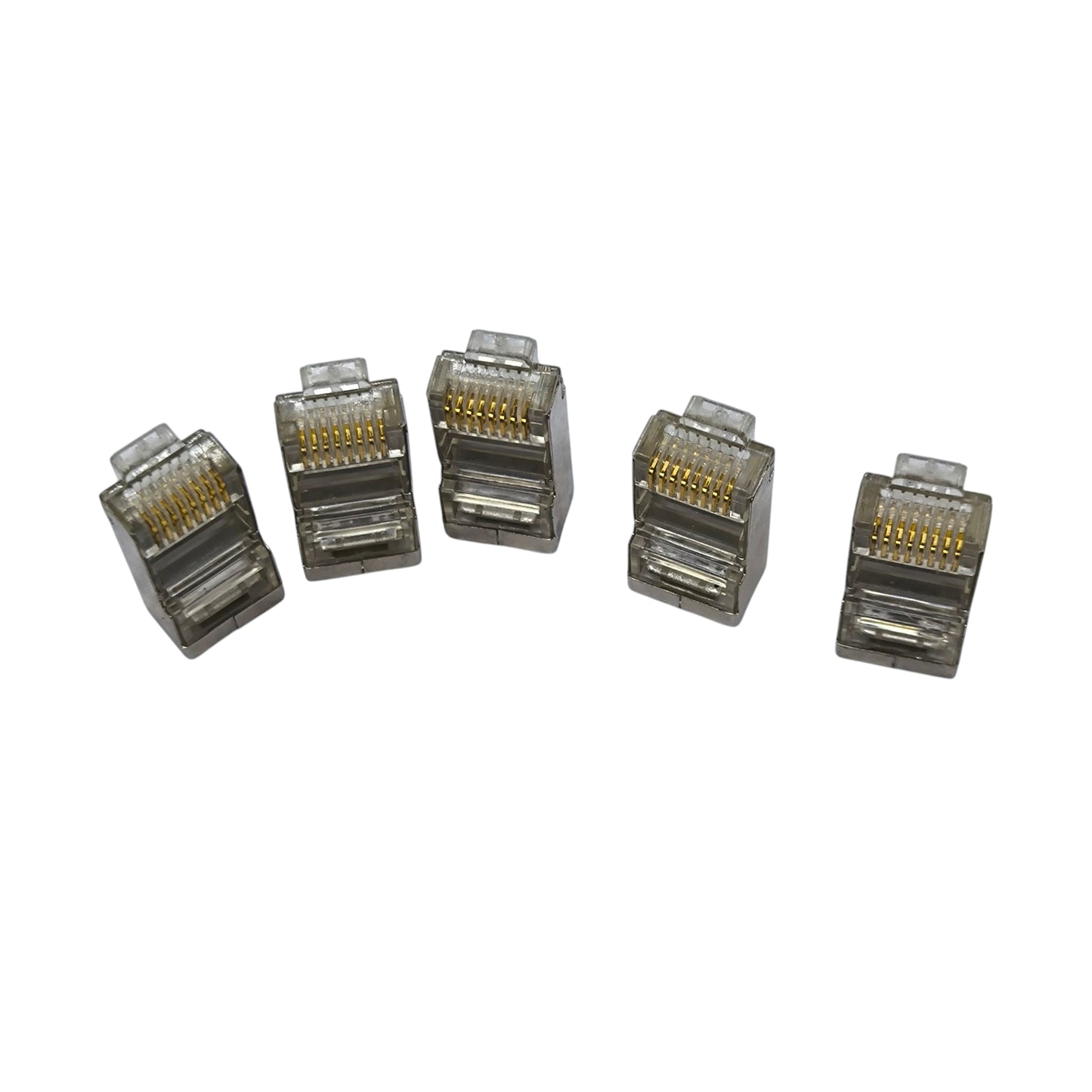 AMP CAT 5e Shielded RJ45 Connector CAT5e RJ45 Connector Metal, 5pcs per Order