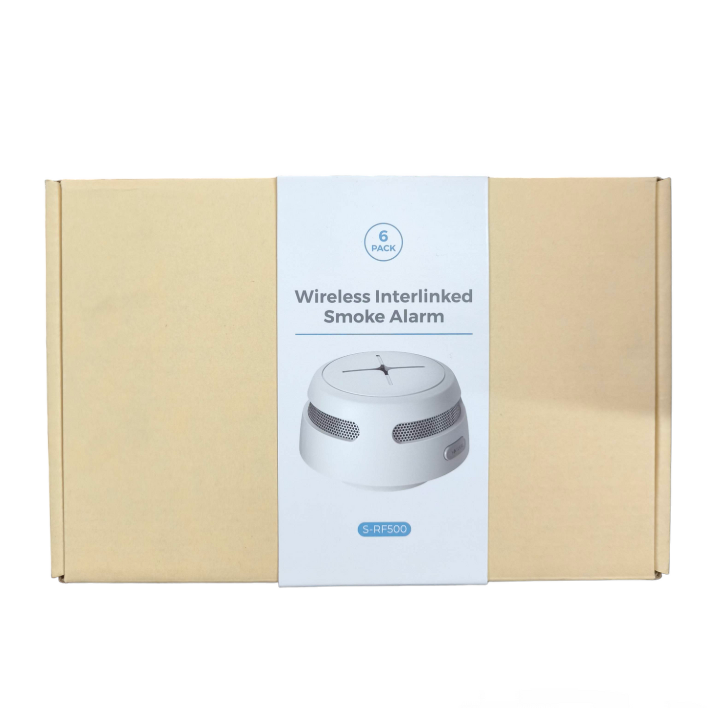 Aegislink wireless interlinked smoke alarm six pack boxed set for home safety