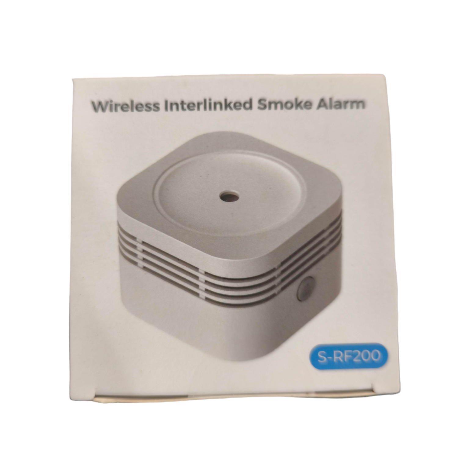 Aegislink Wireless Interlinked Smoke Alarm S-RF200S Square Design with Battery CR123A Compatible with TuyaSmart App Electx Electrical Supply