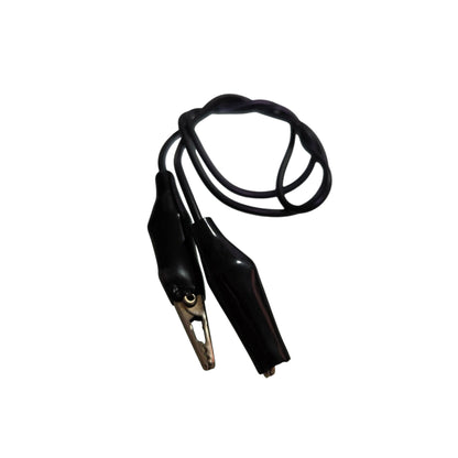 Alligator Clip with 0.25mm AWG 26 Wire 0.5Meter Available in Black and White
