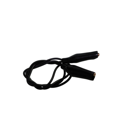 Alligator Clip with 0.25mm AWG 26 Wire 0.5Meter Available in Black and White
