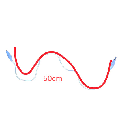 Alligator Clip with 0.25mm AWG 26 Wire 0.5Meter Available in Black and White