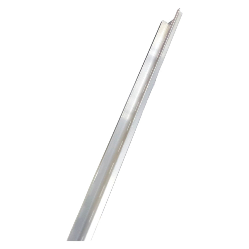 Metallic sword on a white background