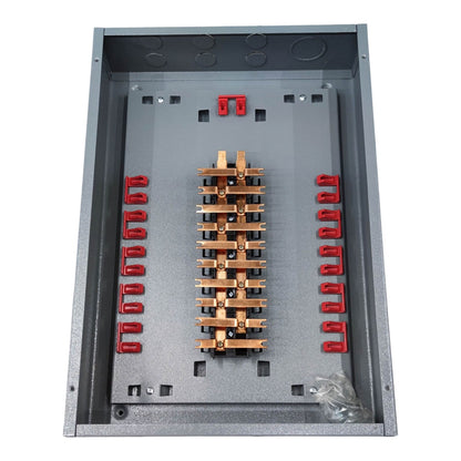 America Panel Board 2 Pole Bolt on TQC Center Main 10 Branches 2 Pole TQC Bolt on Circuit Breakers AMPBTQ10B2P I Electx Electrical Supply