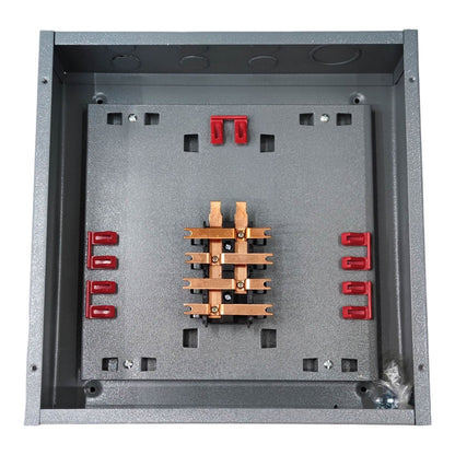 America Panel Board 2 Pole Bolt on TQC Center Main 4 Branches 2 Pole TQC Bolt on Circuit Breakers AMPBTQ4B2P I Electx Electrical Supply