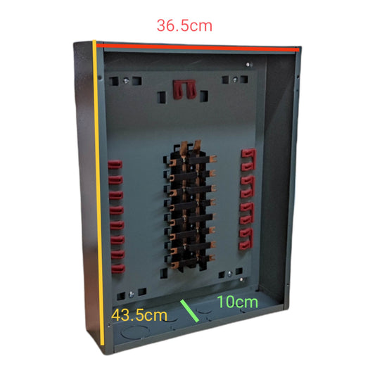 America Panel Board 2 Pole Bolt on TQC Center Main 8 Branches 2 Pole Bolt on for Bolt On type Breakers AMPBTQC8B2P I Electx Electrical Supply