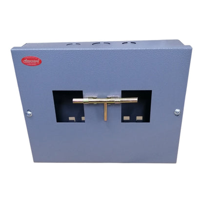 America Powder Coated MTS Panel Board Enclosure Box for 2-Pole Bolt-On Circuit Breakers