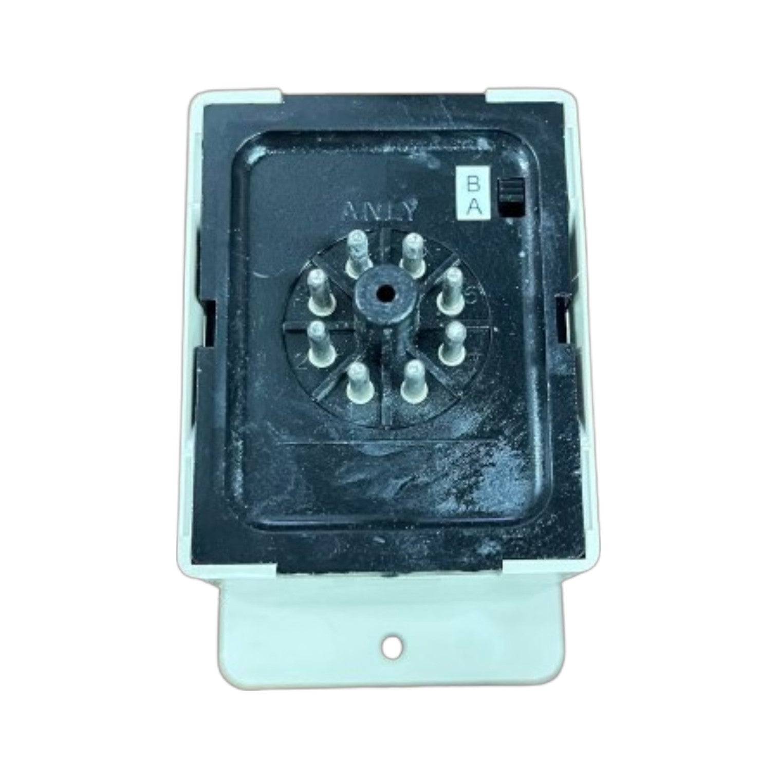 Electrical switch with AMY branding on a white background