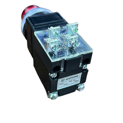 Auspicious 220V Red Illuminated Push Button Transformer Type 220V 30mm