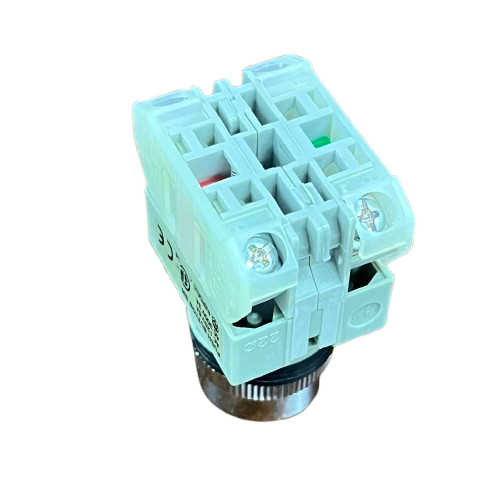 Auspicious 22mm Green Push Button Switch 3A 220V 1NO 1NC