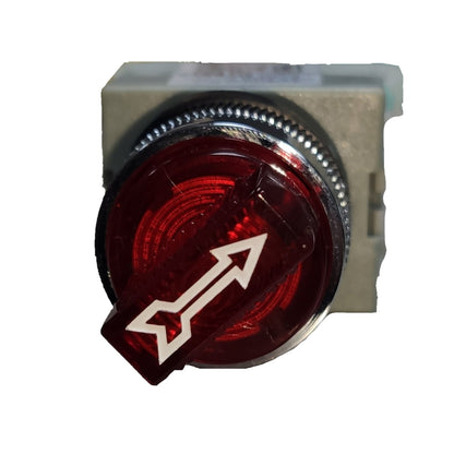 Auspicious 22mm Illuminated Selector Switch Red 3 Position 3A 220V NISS-223R Electx Electrical Supply