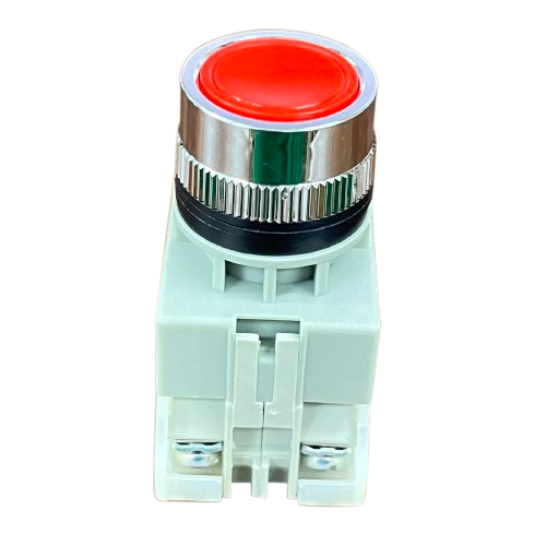 Auspicious 3A 220V Push Button Switch 3A 1NO 1NC Red