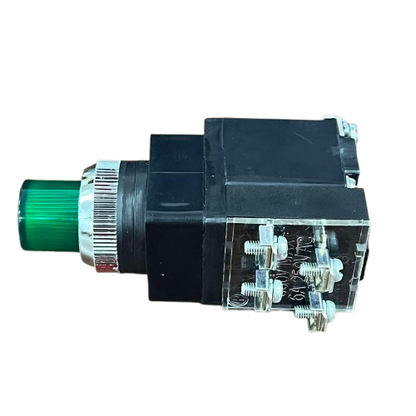 Auspicious Green Illuminated Push Button Switch 25mm LPBT25G