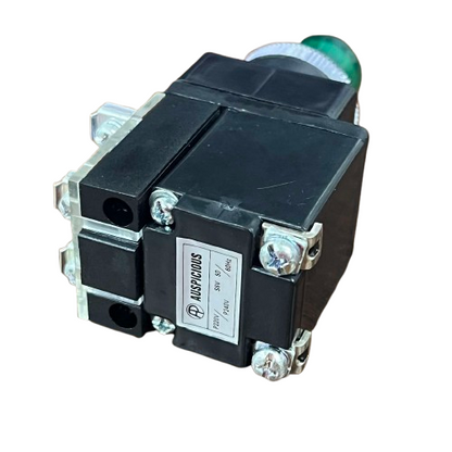 Auspicious Green Illuminated Push Button Switch 25mm LPBT25G