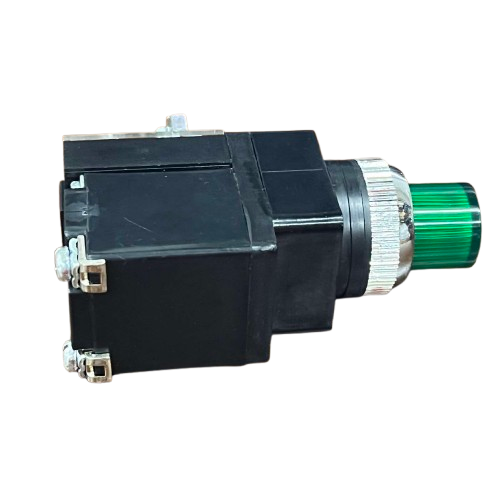 Auspicious Green Illuminated Push Button Switch 25mm LPBT25G