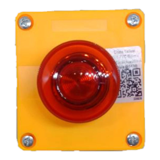 Auspicious Illuminated Emergency Push Button Red 22mm 3A 220V 1NO with Surface Type Box Electx Electrical Supply