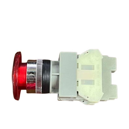 Auspicious Illuminated Emergency Push Button Red 22mm 3A 220V AC