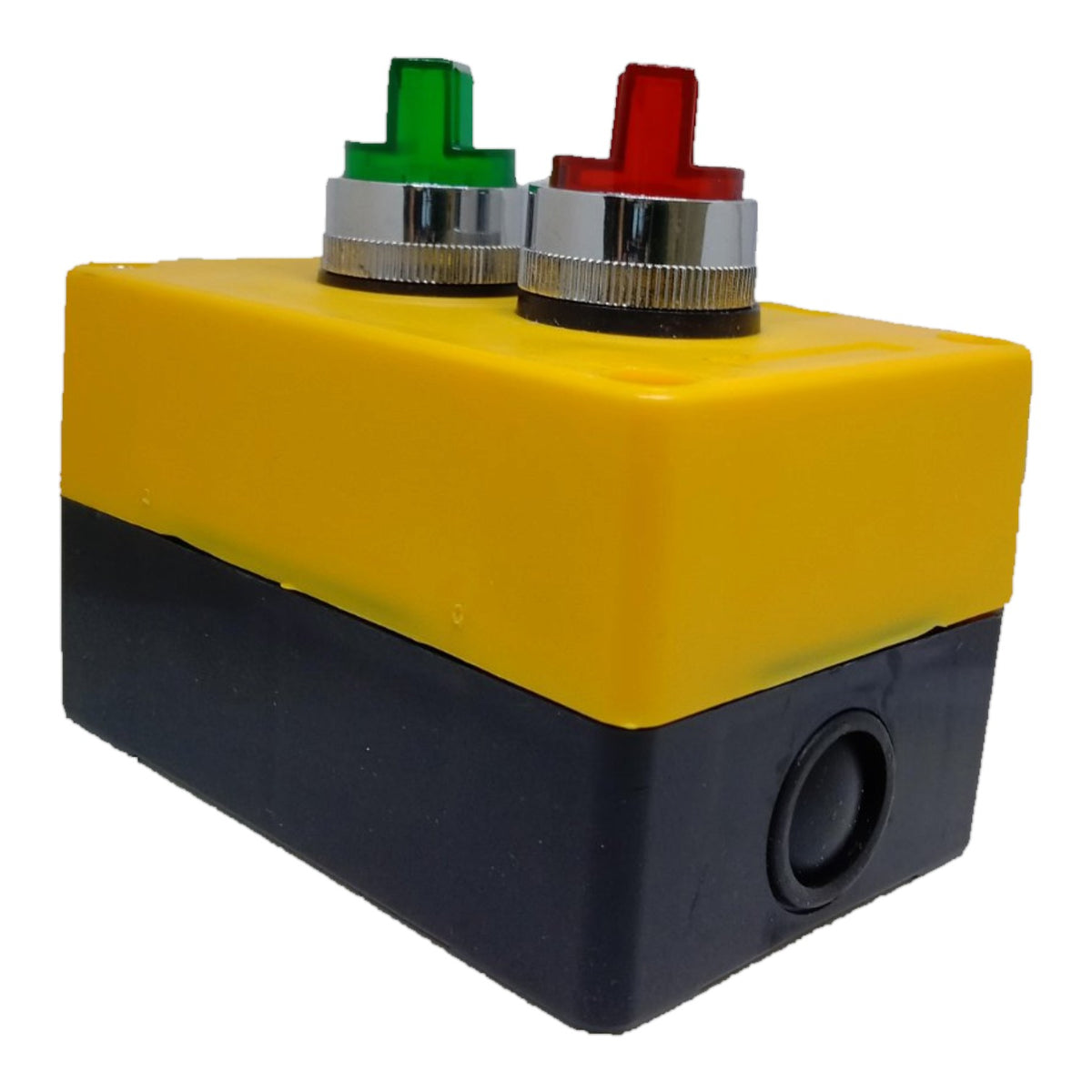Auspicious 3 Position Red+Green Illuminated Selector Switch 22mm 3A 220V