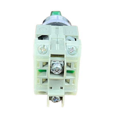 Auspicious Illuminated Selector Switch 22mm Green 2 Position 3A 220V