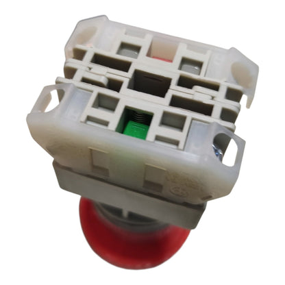 Auspicious Latching Emergency Stop Push Button 25mm Twist to Unlock 3A 220V ALEPB-25 Electx Electrical SUpply