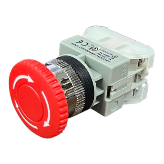 Auspicious Latching Emergency Stop Push Button 30mm Twist to Unlock 3A 220V Electx Electrical Supply