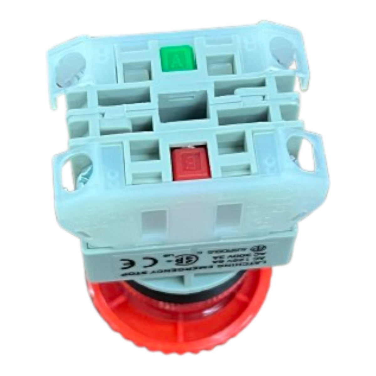 Auspicious Latching Emergency Stop Push Button 30mm Twist to Unlock 3A 220V Electx Electrical Supply