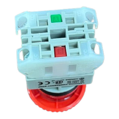 Auspicious Latching Emergency Stop Push Button 30mm Twist to Unlock 3A 220V Electx Electrical Supply