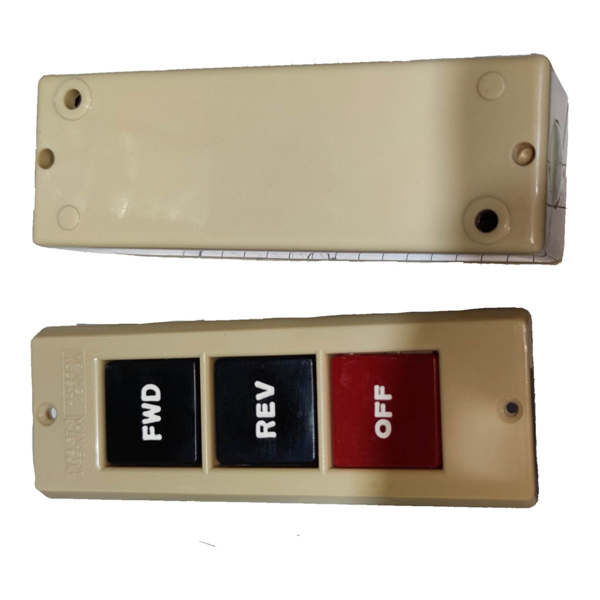Auspicious Push Button Switch Forward Reverse Off Surface Momentary Type 10A 220V 42-8561 Electx Electrical Supply